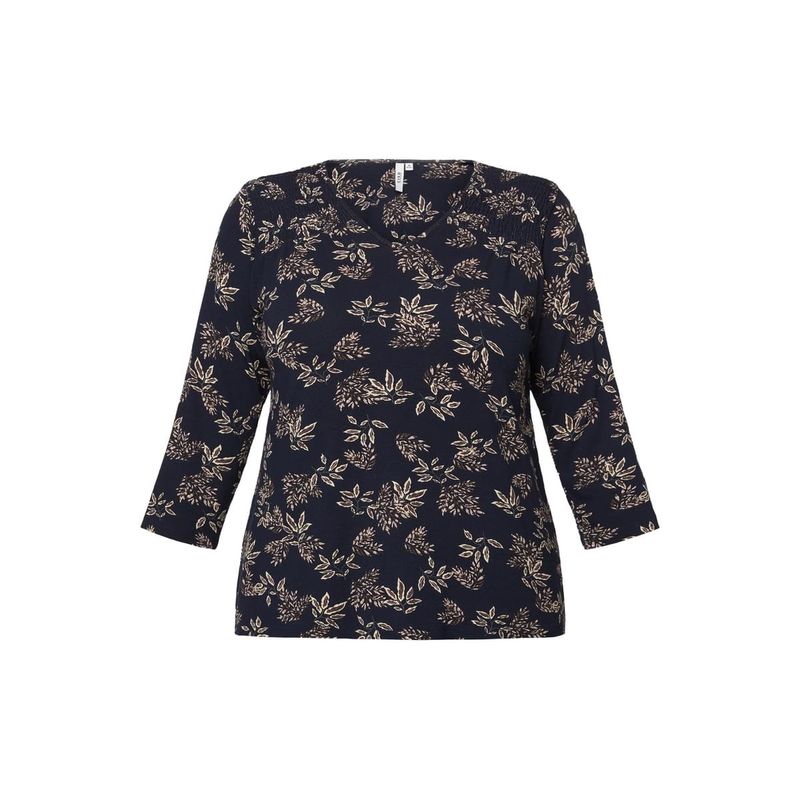 Lillian viskose-bluse  blomster