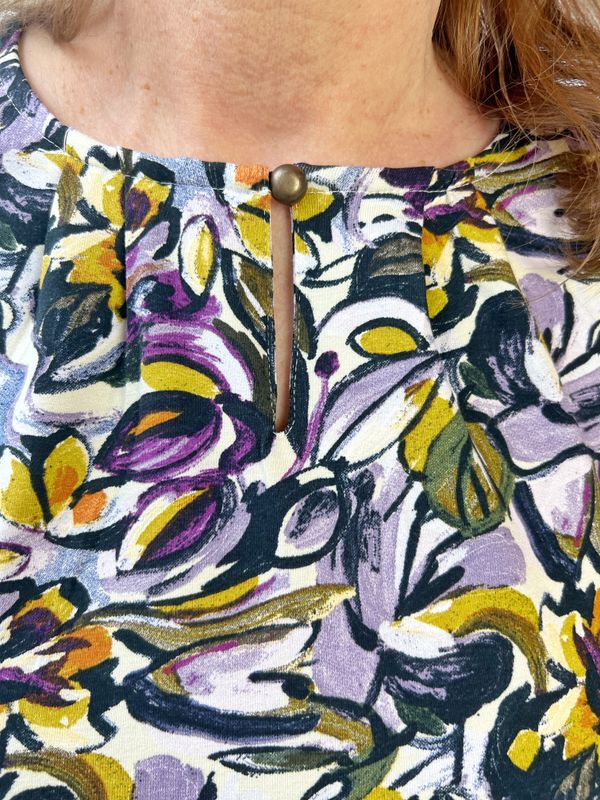 Sandra topp lilla blomster