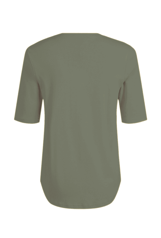 Inger t-shirt basic olivengrønn
