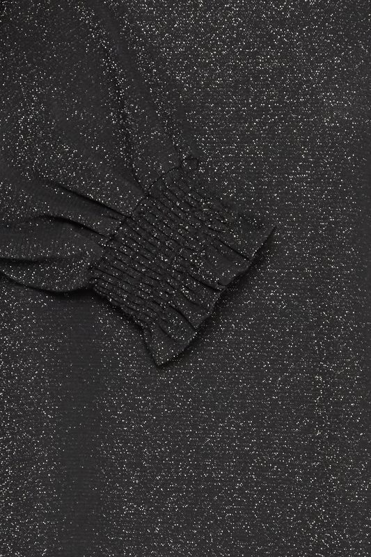 Monica bluse svart med glitter