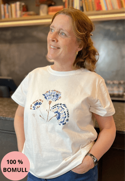 Hovedbilde Irene t-shirt blå hortensia