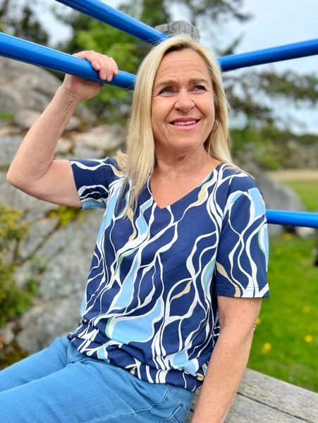 Bilde av Eli t-shirt ocean blue