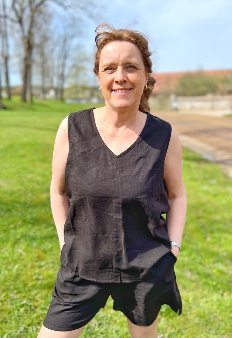 Hovedbilde Juna singlet svart