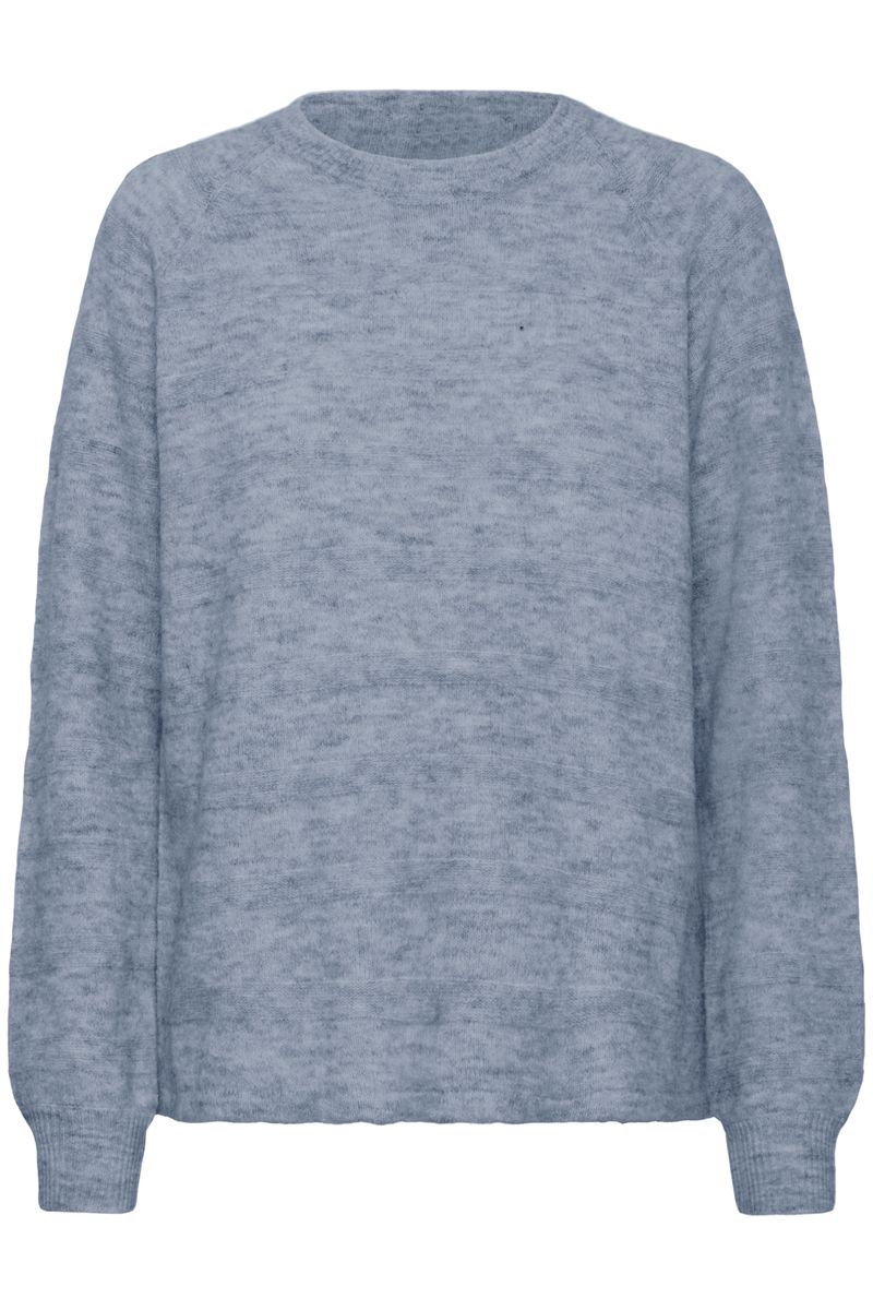 Marion genser m/ull isblå